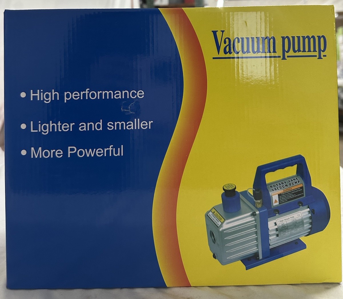 Zeny VP125+ Blue 1/4 HP 3,5CFM Single High Performance Compact Vacuum Pump. R7