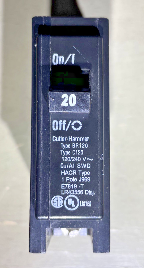 (8) New Eaton BR120 Thermal Magnetic Circuit Breaker, Lot of 8 ***FREE SHIPPING