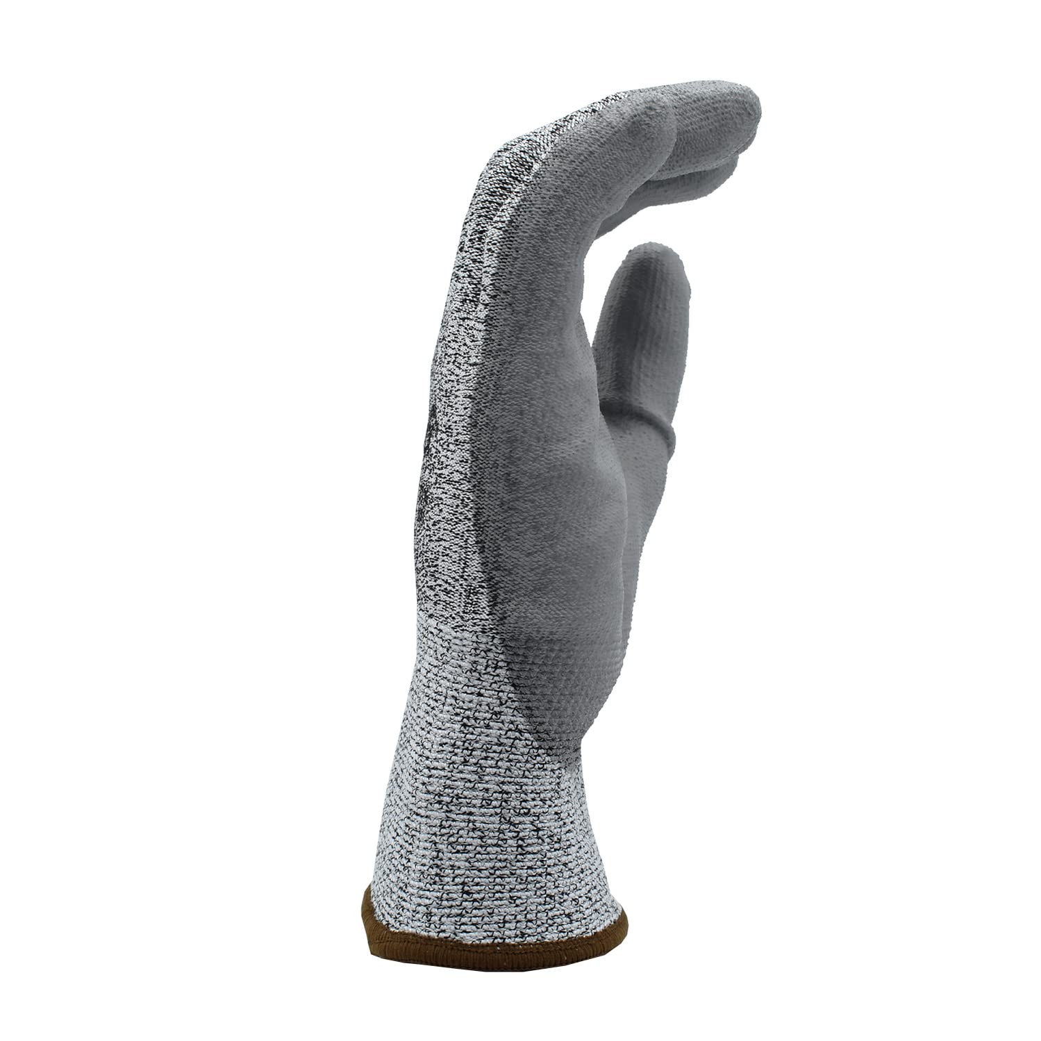 Cordova 3711G Valor Salt & Pepper 13-Gauge HPPE Shell Gloves, Gray Polyurethane