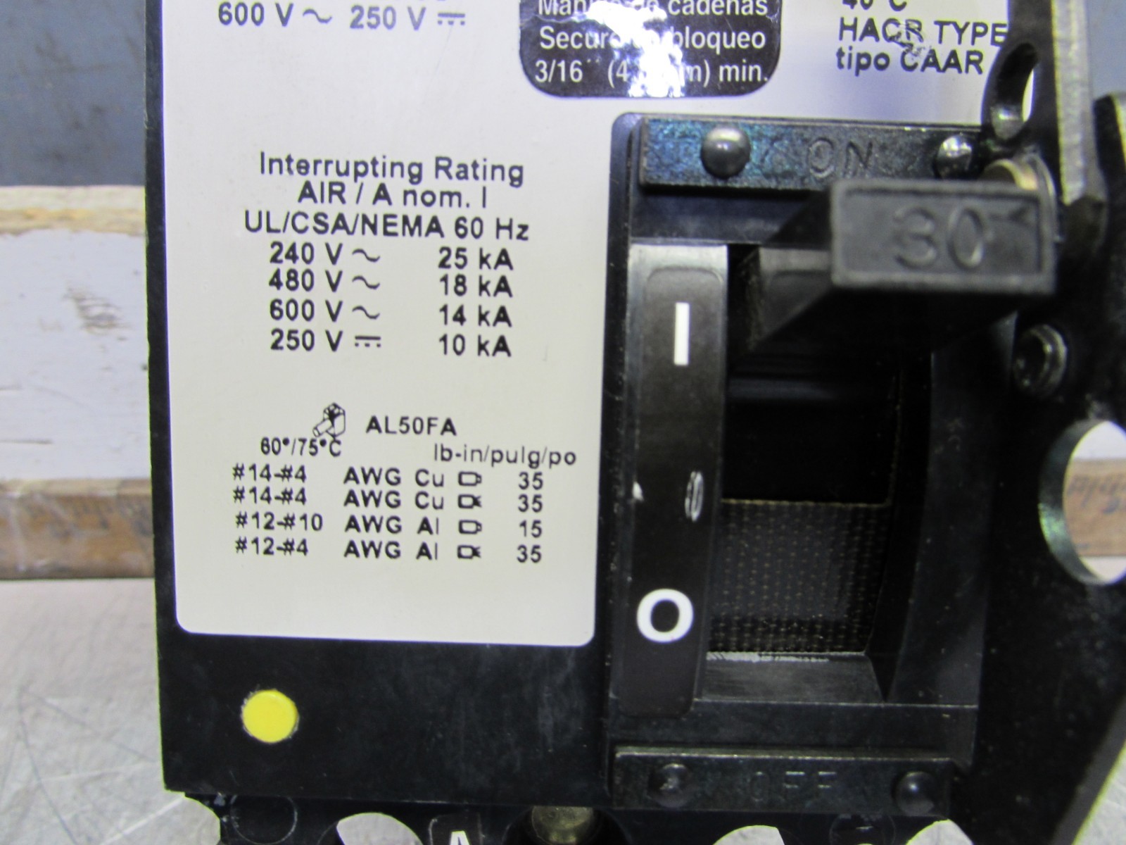 SQUARE D FA26030AC, I-Line Circuit Breaker , 2P/ 30A/ 600V, Clean! MAKE OFFER!