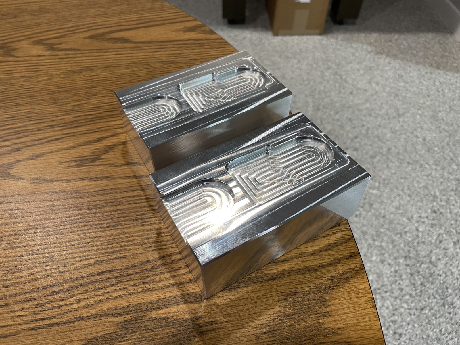 NEW Lang Avanti Vise 125 Aluminum Soft Jaw Blanks 44259-46 CNC Technik 46MM Tall