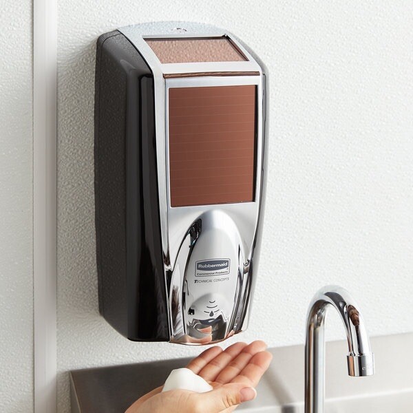 NEW! Rubbermaid Commercial TOUCHLESS Foam Soap Dispenser Model #1980826 LumeCel