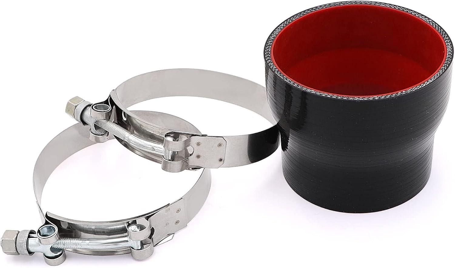 Straight ID 3 to 3.5 inch Reducer Coupler Hose 4 Layers of Polyester Reinforcem
