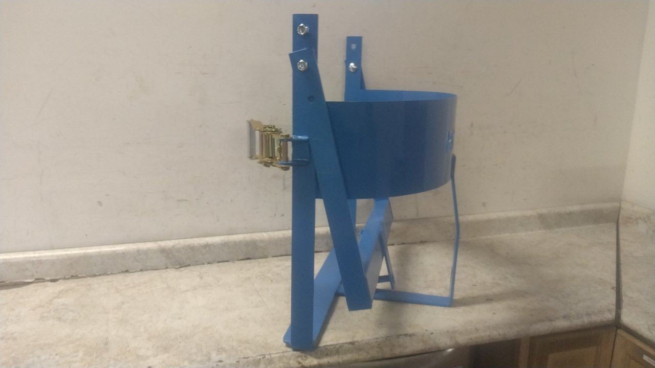 Morse 86 1,000 Lb Load Cap 55 Gal Drum Cap Carbon Steel Vertical Drum Lifter