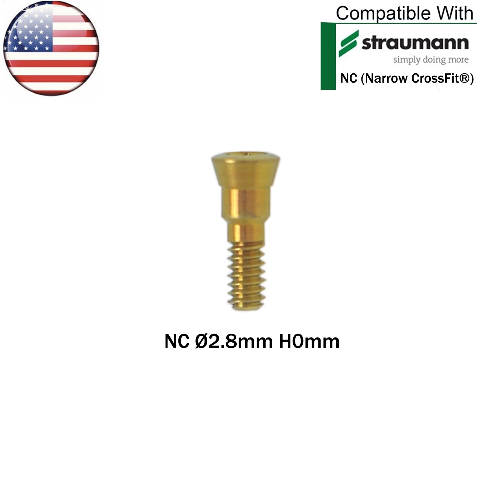 US Dental Healing Abutment NC/RC Healing Closure Caps Fit Straumann ITI BL/BLT