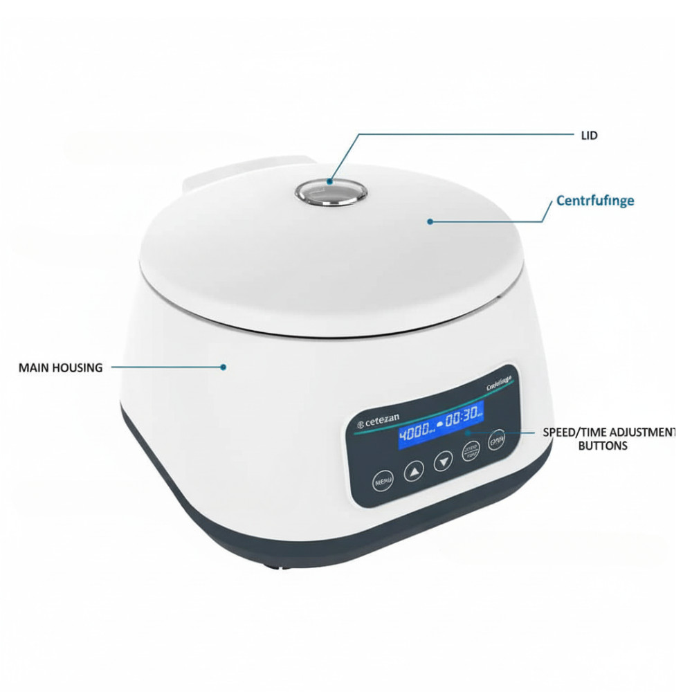 Laboratory Centrifuge Machine | Low Noise Motorized