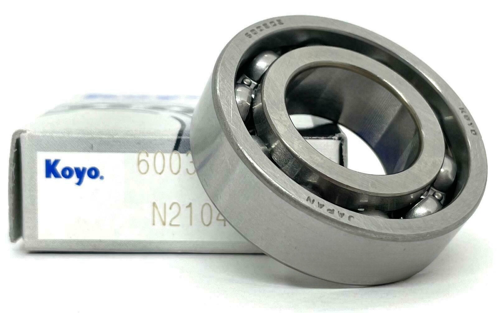 KOYO 6003 C3 DEEP GROOVE BALL BEARING, OPEN TYPE, NO SEALS 17x35x10 mm