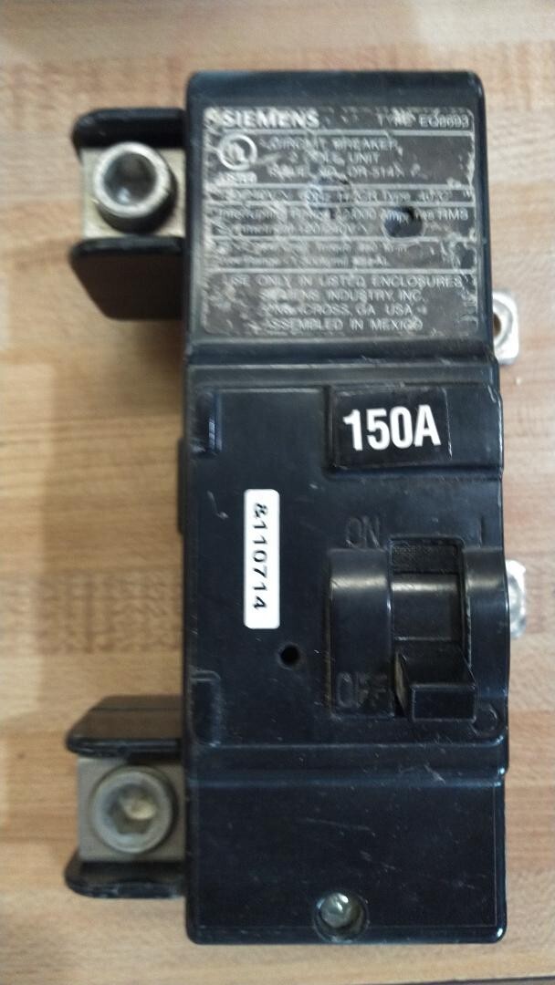 Siemens EQ8693 Main Breaker – 150Amp
