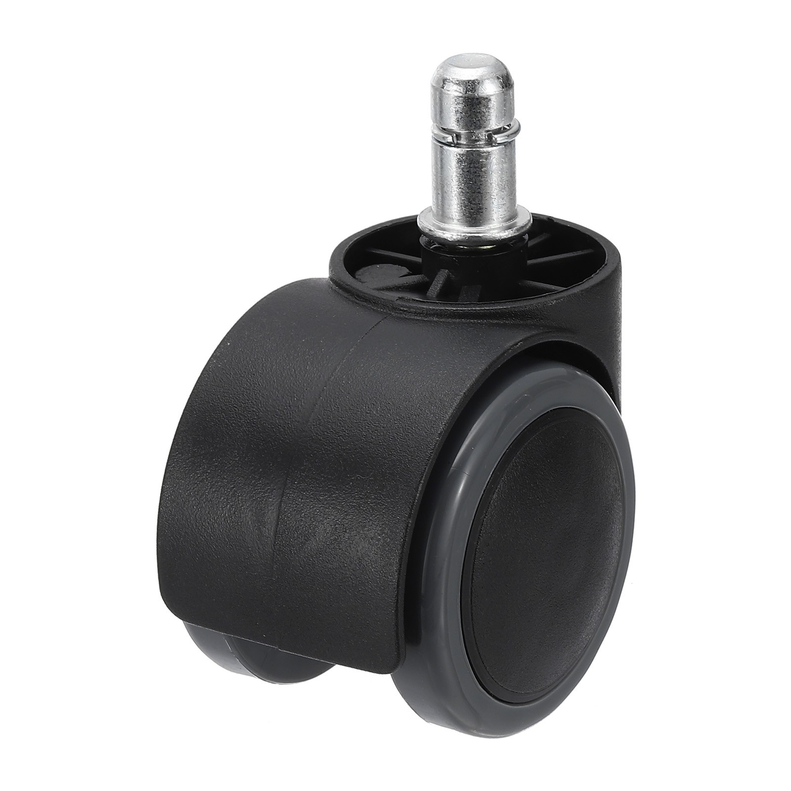 2 Inch Gaming Chair Wheels Replacement Quite Swivel Stem Caster Gray