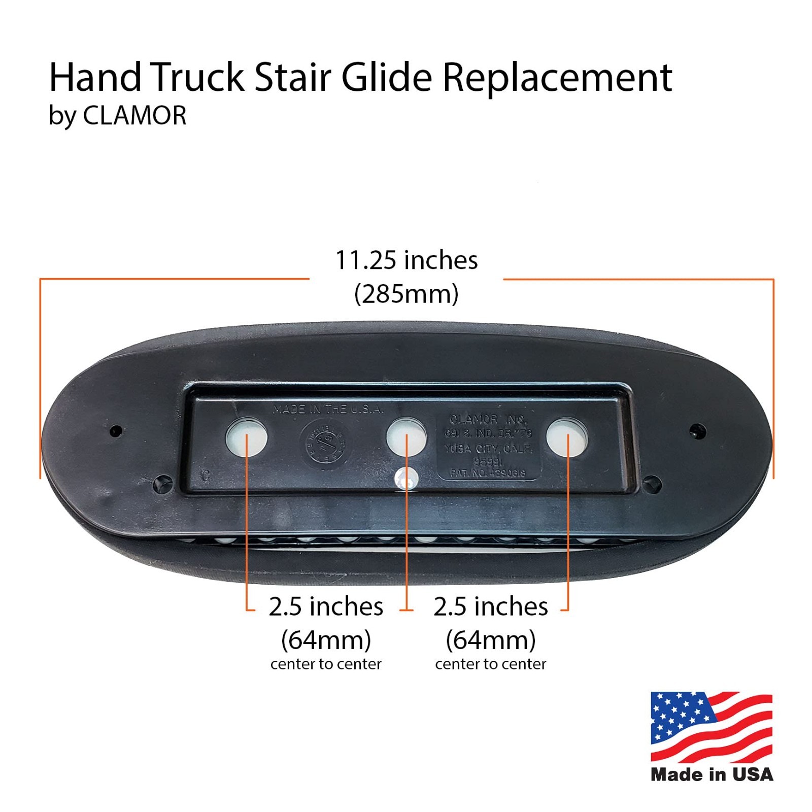 Stair Climber Hand Truck Glide Belt Replacement – 2 Pack, Heavy Duty, Easy Insta