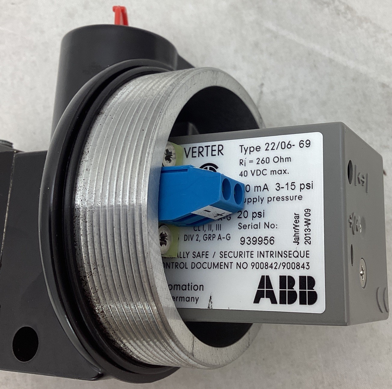 Abb TEIP11-PS Industrial I/P Signal Converter 4-20ma 3-15psi