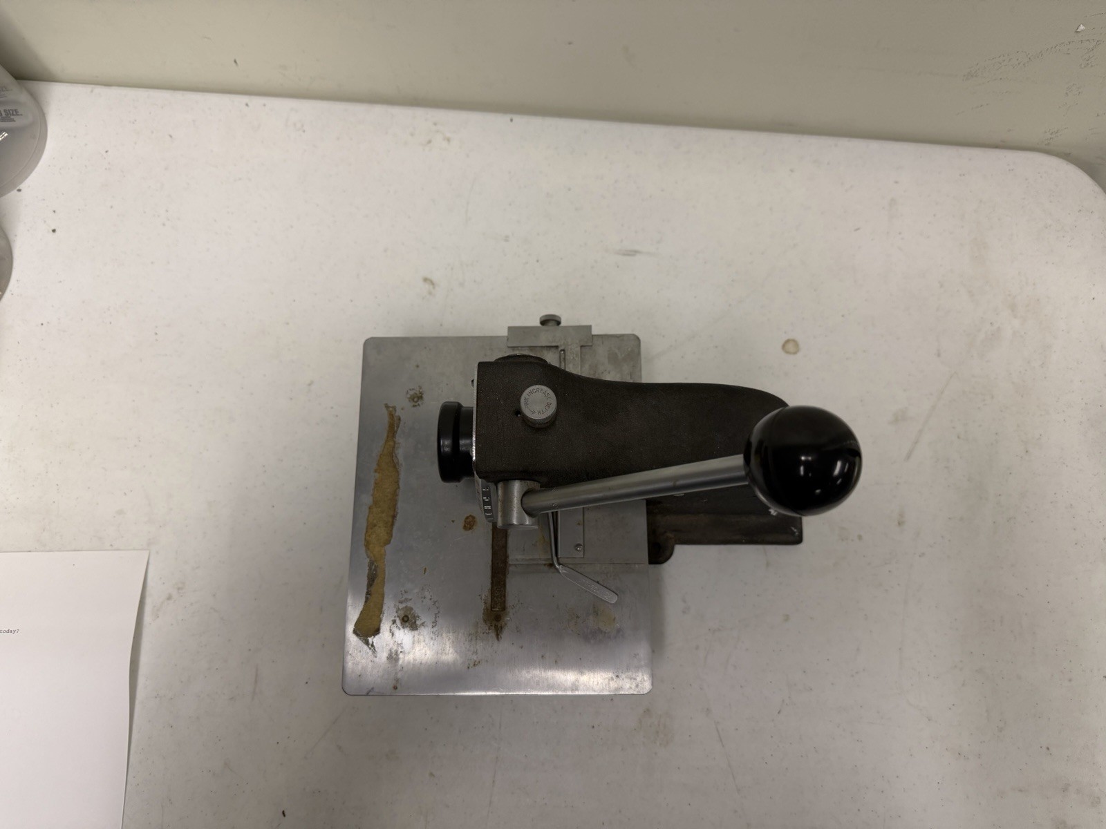 Perma Products Model 4 Manual Stamping/Embossing Press, Metal, Lettering Wheel
