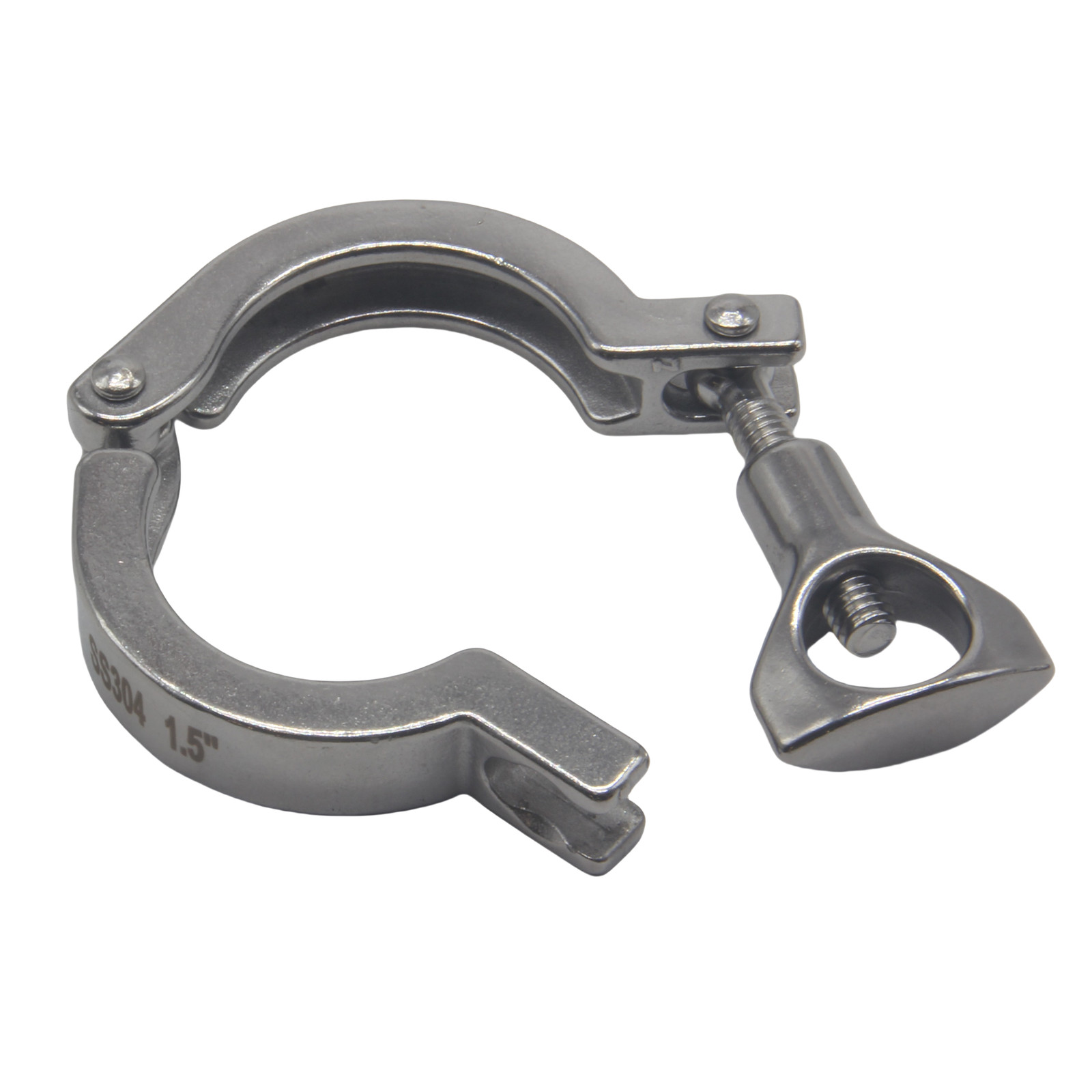 1.5″ Sanitary Tri Clamp, Stainless Steel 304, Single Pin Heavy Duty