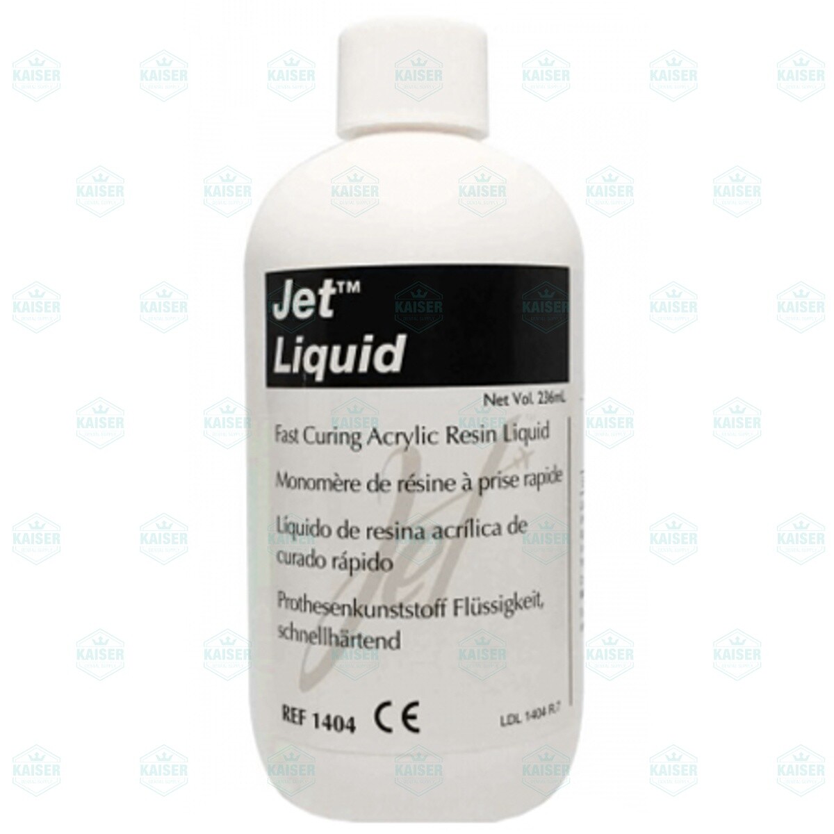 Lang Jet Denture Repair Acrylic Resin Liquid Self Cure (8 oz ) 236 ml #1404