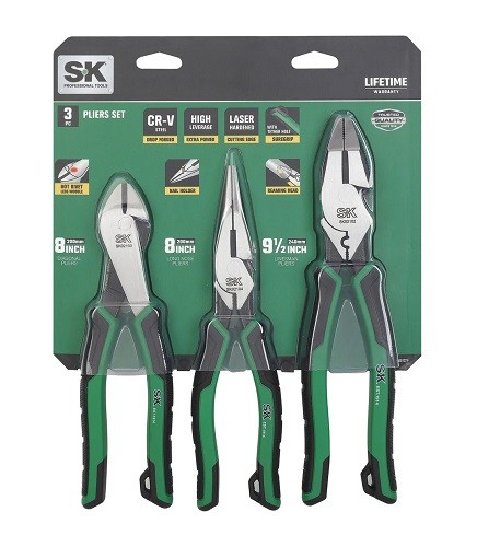 SK01326 SK 3PC Plier Set – 1PK