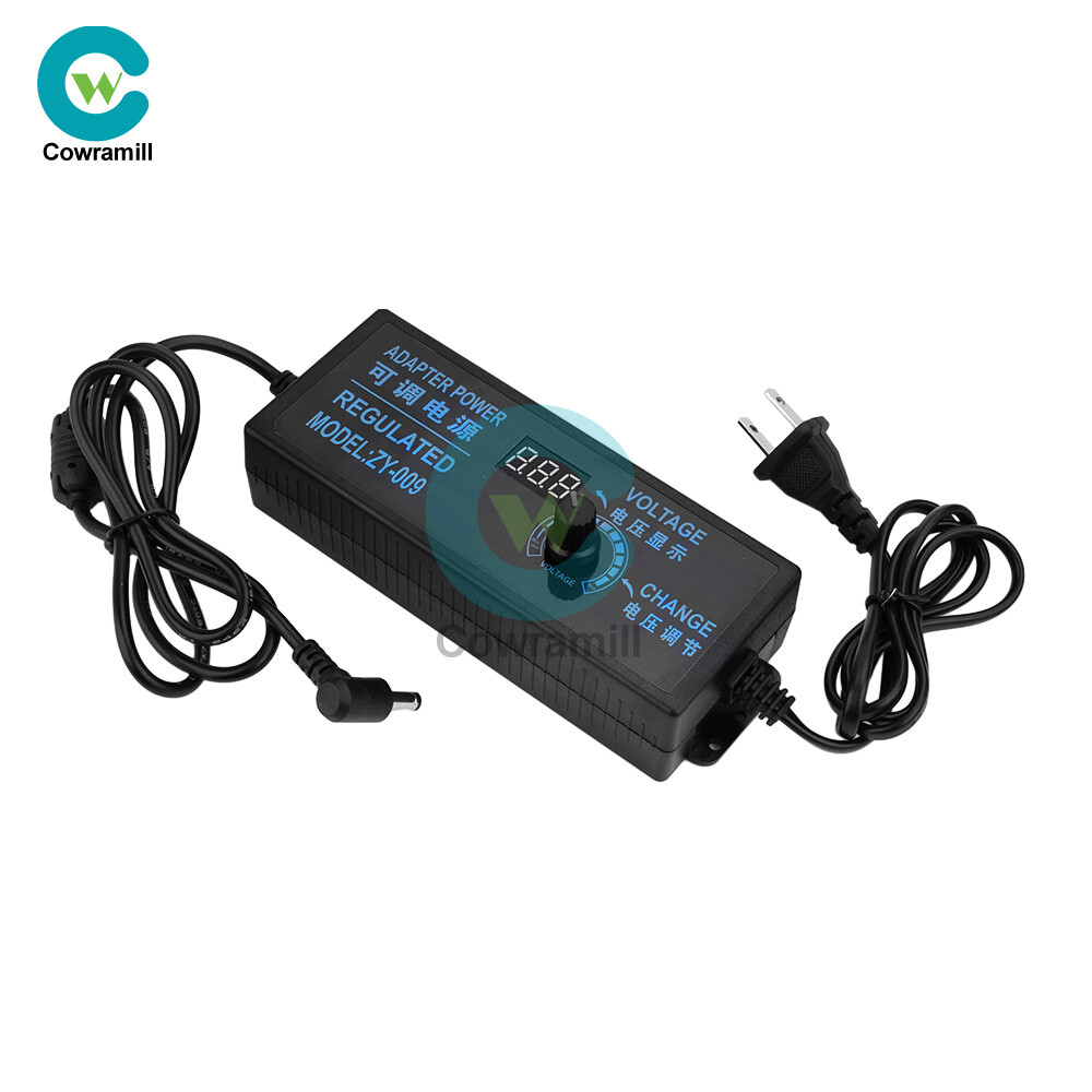 Adjustable AC-DC Power Supply Adapter Charger Variable Voltage 3V-24V Universal