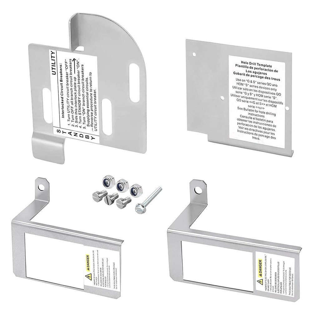Generator interlock kit for Square D QO and Homeline 150 – 200 Amp Main Panel