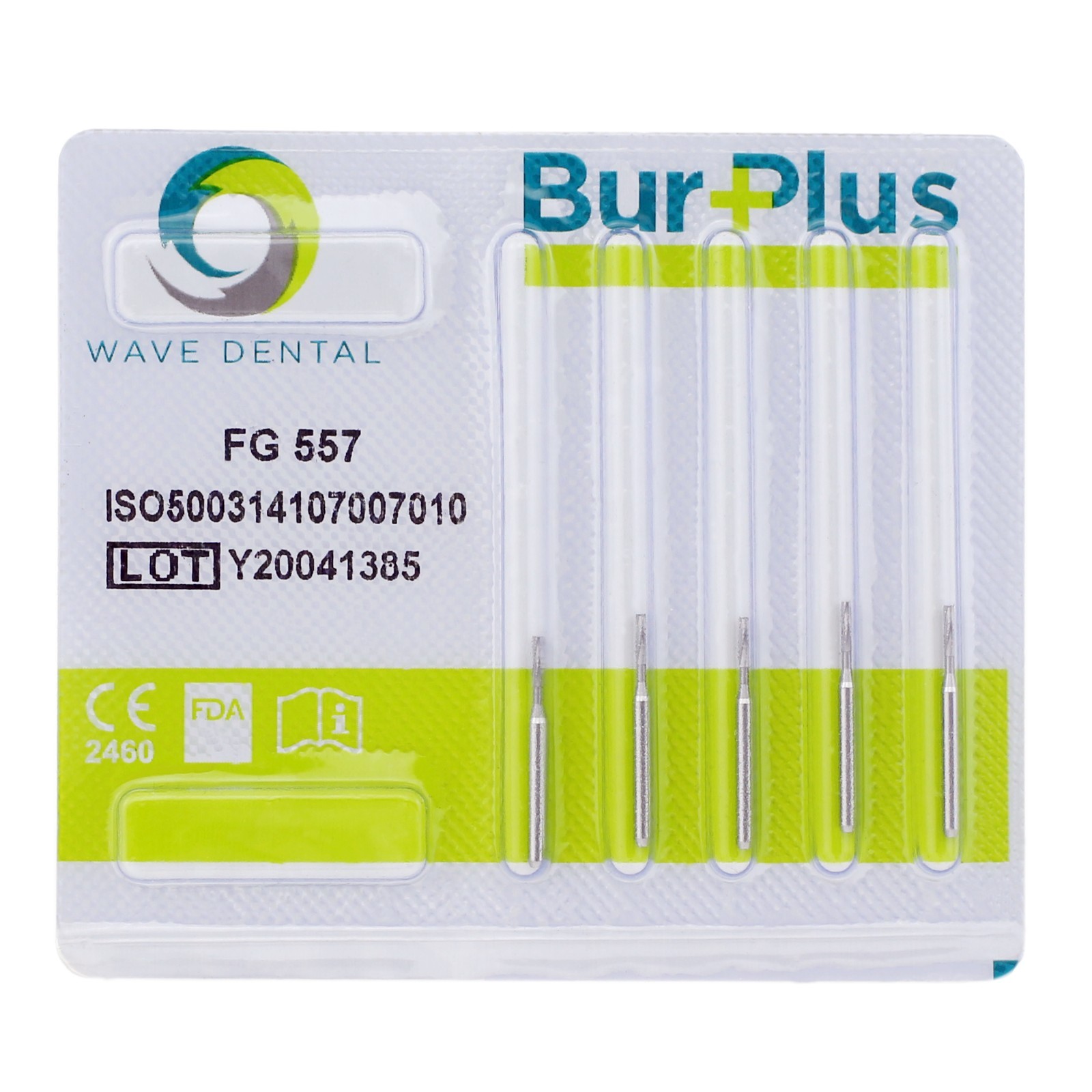 Wave Dental Operative Carbide Burs Straight Fissure Friction Grip FG 555 557 558
