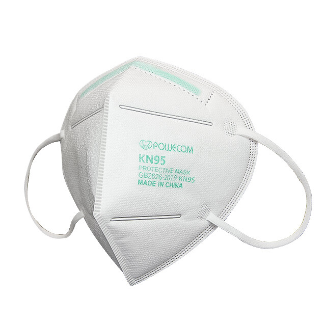 [50 PACK] Powecom KN95 Protective Face Mask BFE 95% PM2.5 Disposable Respirator