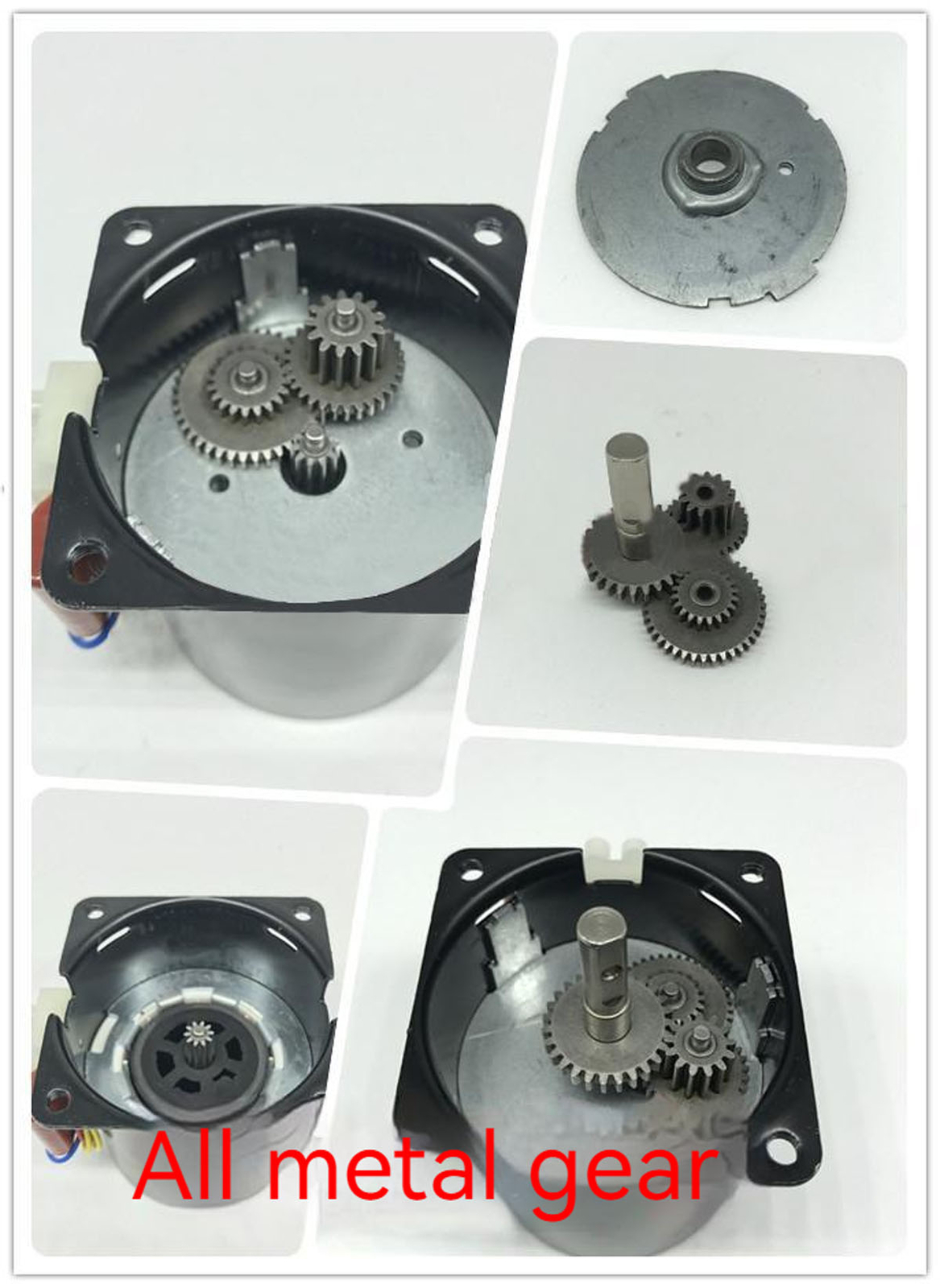 US Stock Synchronous Motor 60KTYZ AC 110V 60Hz 1 rpm/m CW/CCW 14W Gear Motor