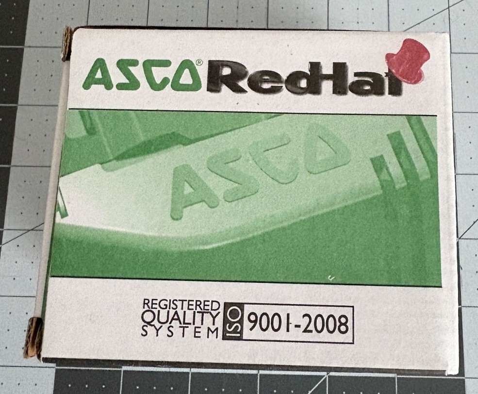 ASCO RED HAT 8262H078 SOLENOID VALVE 1/4″ Pipe Size 110V AC/120V AC High Flow