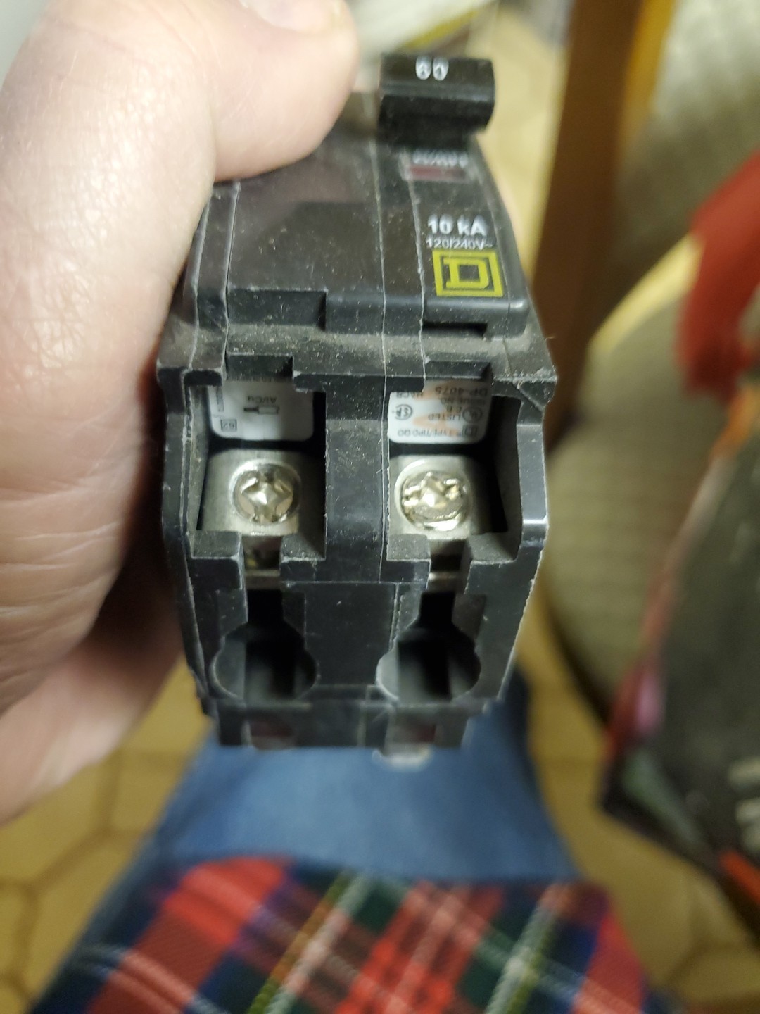 Square D QO260 2-Pole 60-Amp 120/240V Plug-In Circuit Breaker New