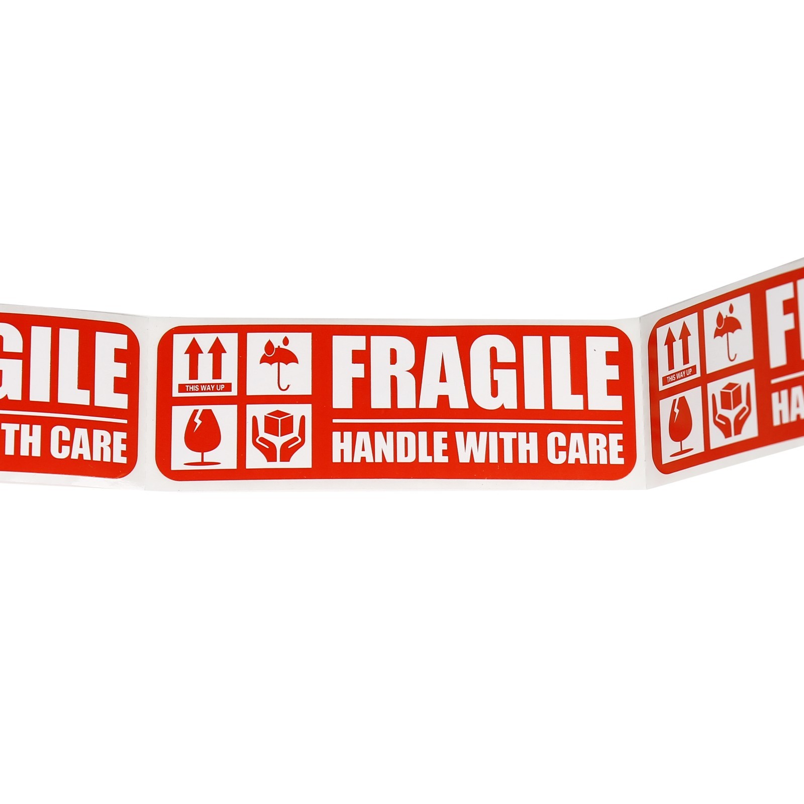 1000 PCS 1″x3″ FRAGILE HANDLE WITH CARE Stickers Labels Easy Peel & Apply New