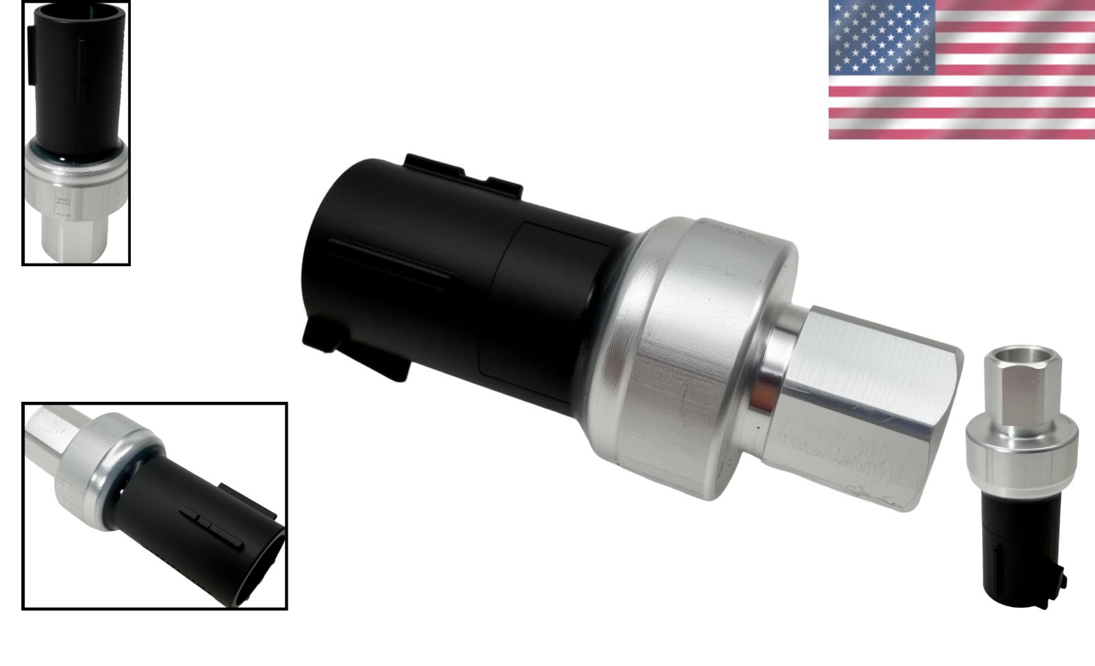 A/C Pressure Transducer Sensor Switch Compatible with Ford F150 Escape Focus …