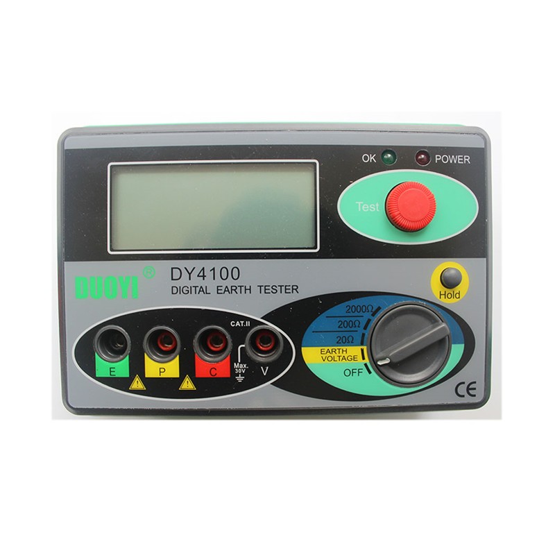 Digital Resistance Meter Megohmmeter Ground Earth Insulation Tester 0 – 2000 ohm