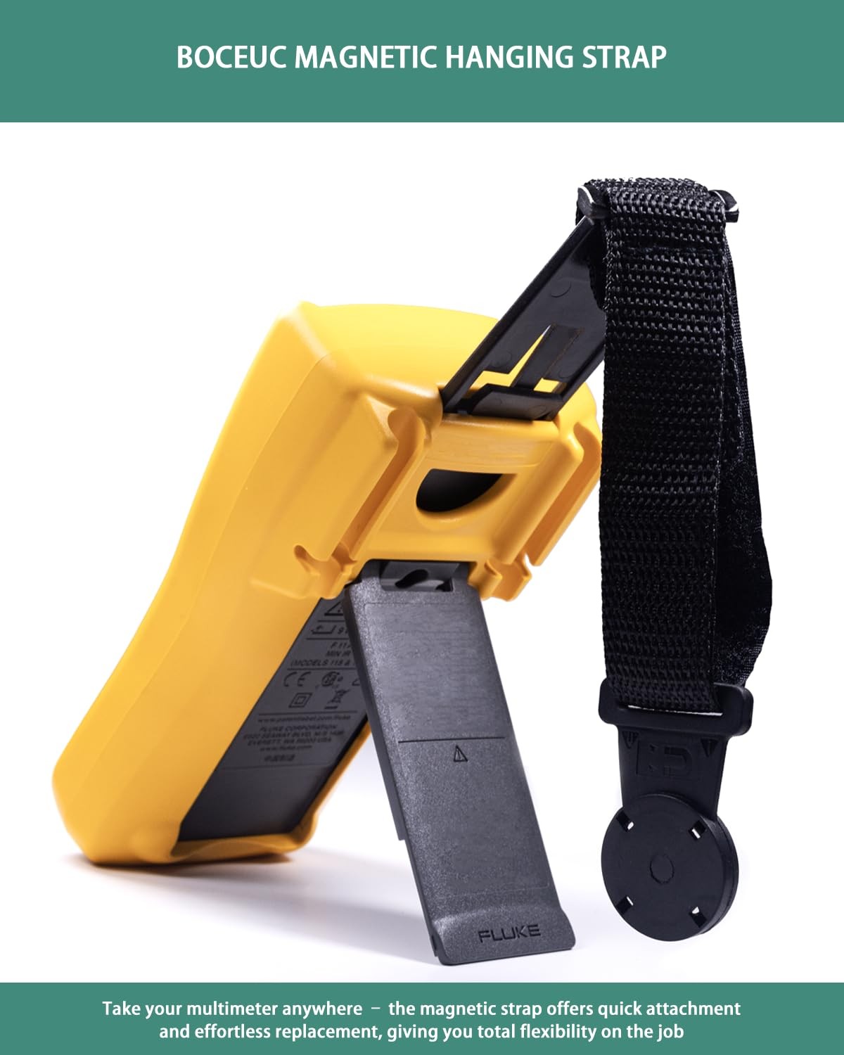 Magnetic Hanging Strap for Fluke Multimeter 115 117 179 87V 287 289 175 177 116