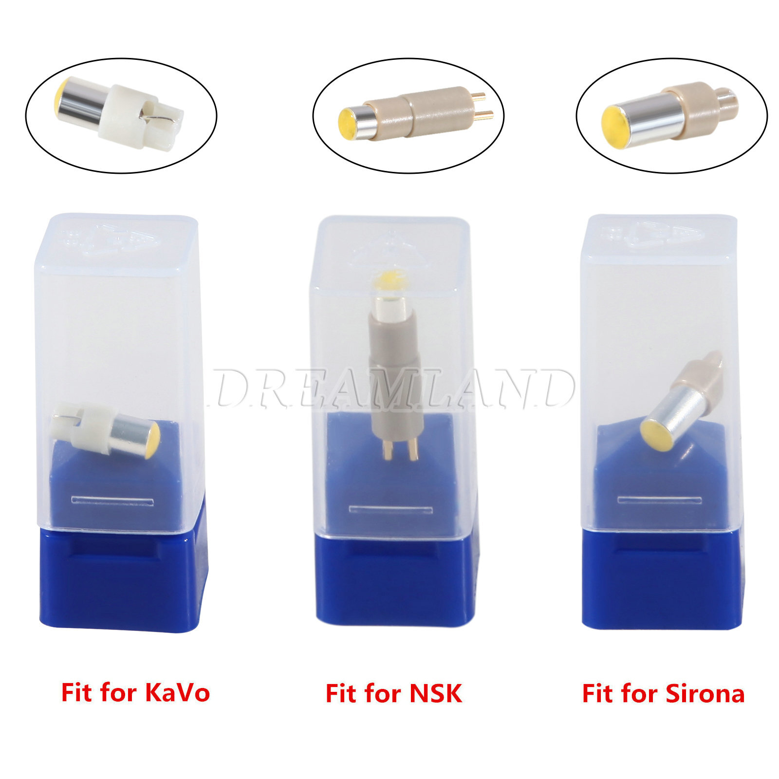 Dental LED Light Bulb Replacement Fit For Kavo NSK Sirona Coupler Handpiece