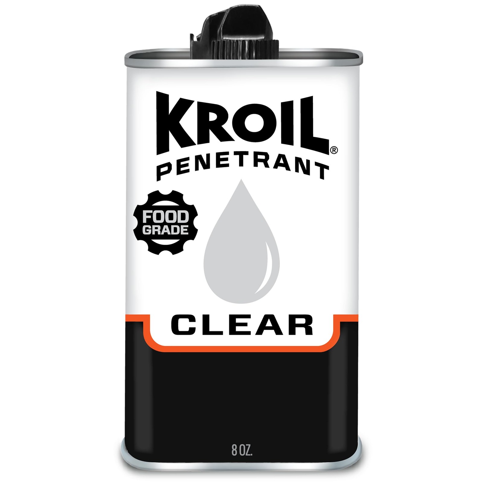 Kroil Clear Food Grade Penetrating Oil (Drip-8oz Can-Single)