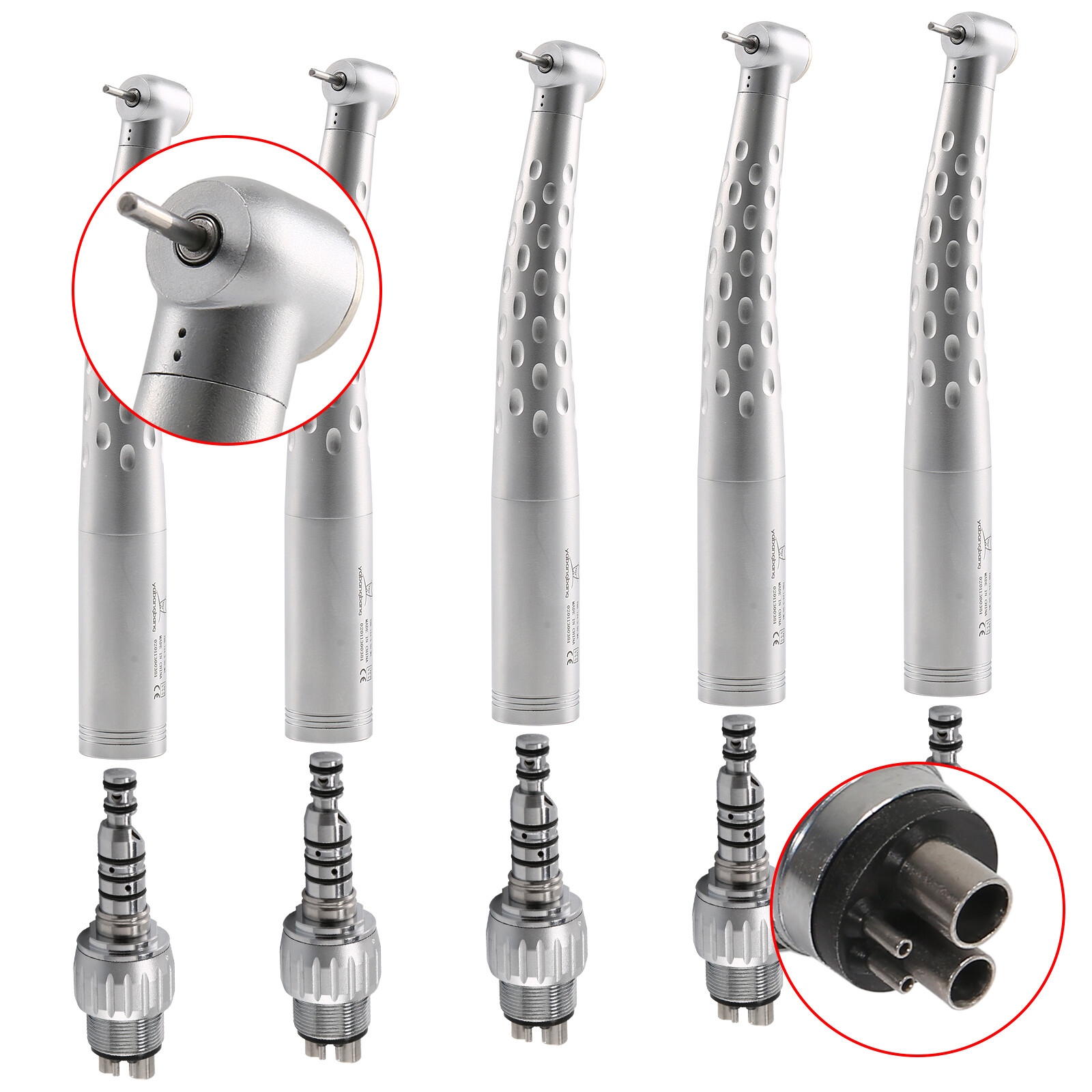 1-5 Dental High Speed Handpiece standard Head GB4 fit Kavo 4Hole coupling Swivel