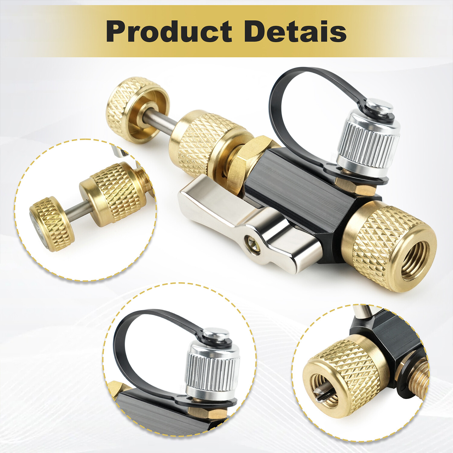 Mega Flow Vacuum Rated Valve Core Removal Tool – 1/4″ System Connection