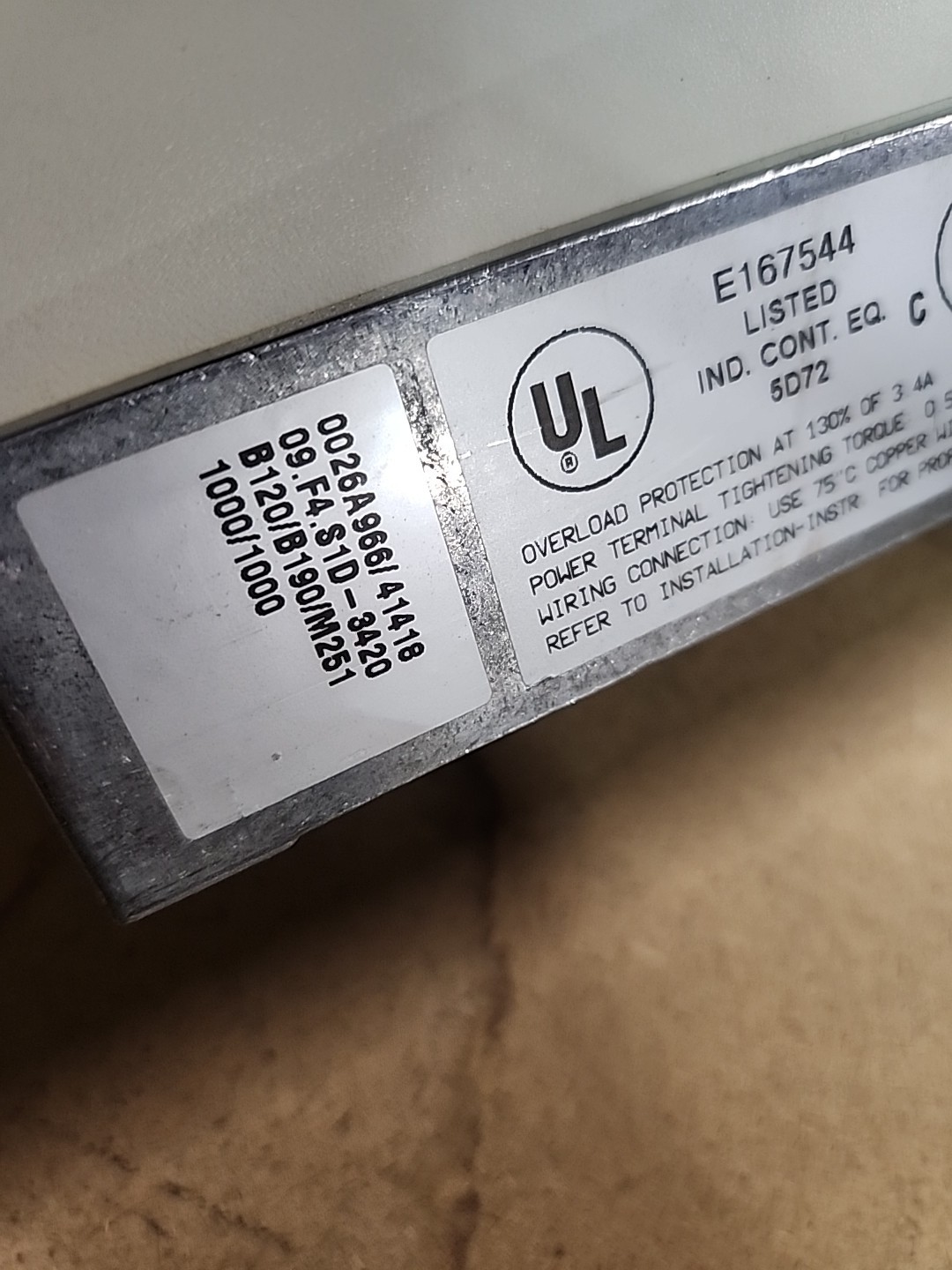 KEB 09.F4.S1D-3420 Combivert AC Drive 2.8KVA