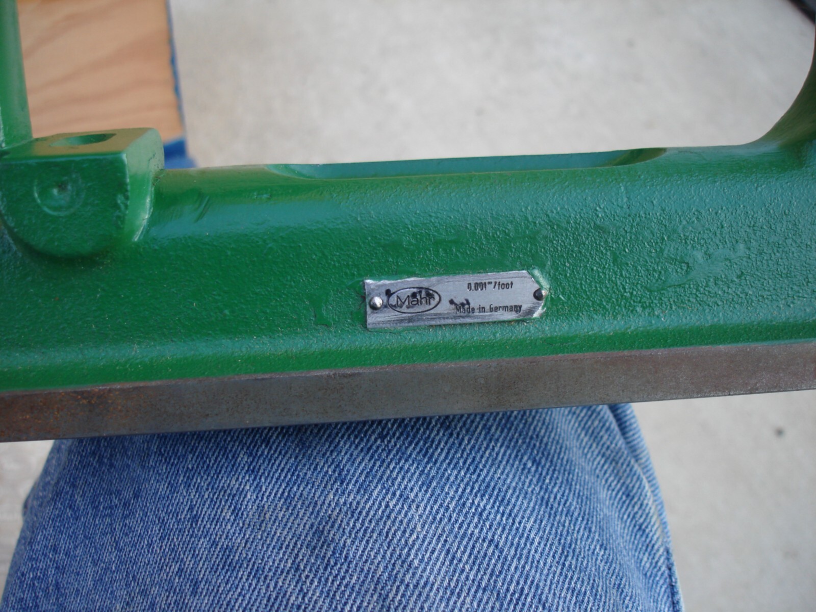Machinery Level / Square Large 25cm – 9″-7/8 Size Mahr Germany