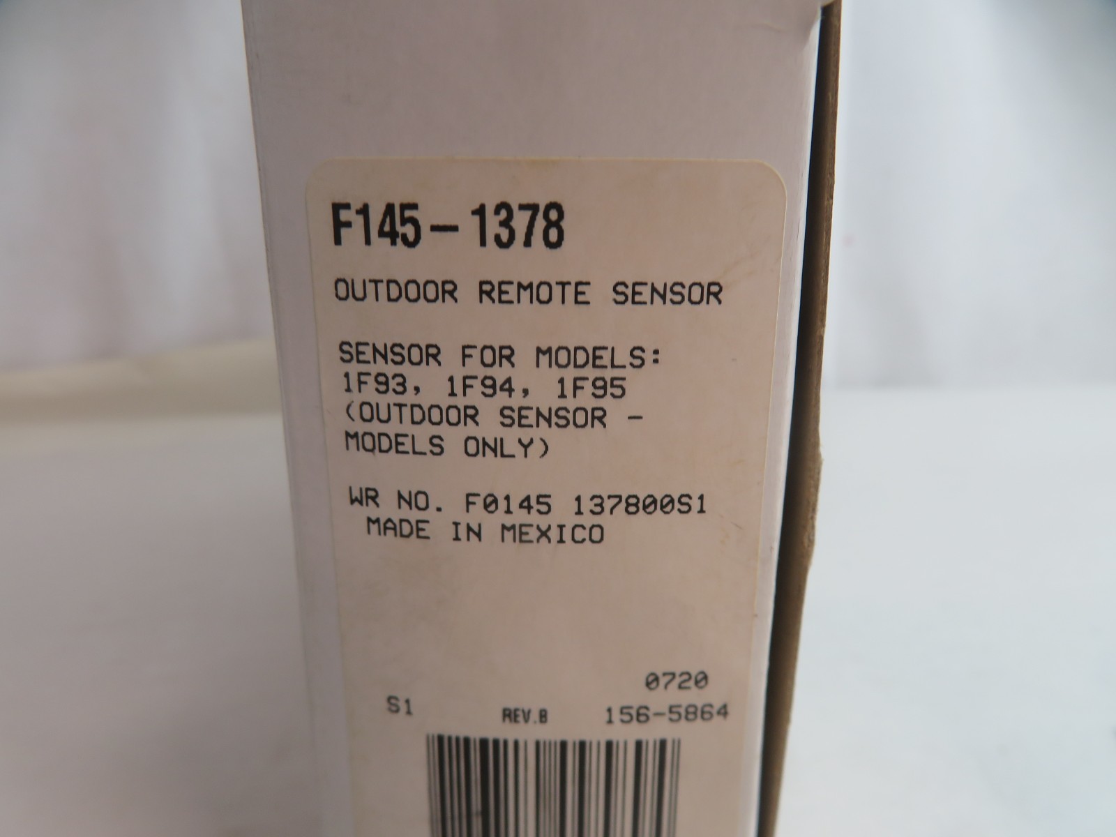 White-Rodgers F145-1378 Outdoor Remote Sensor