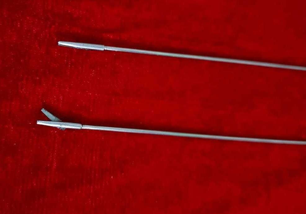 Hysteroscopy Semi Rigid Scissor 5fr 40cm Reusable Surgical Instruments – 2pc