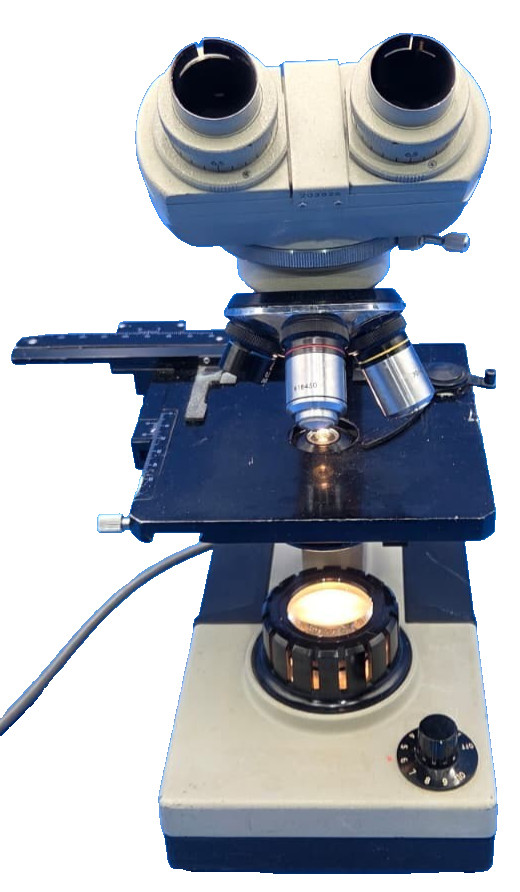 Bausch & Lomb KHS Binocular Microscope with 4 Objectives 4x,10x,40x,100x