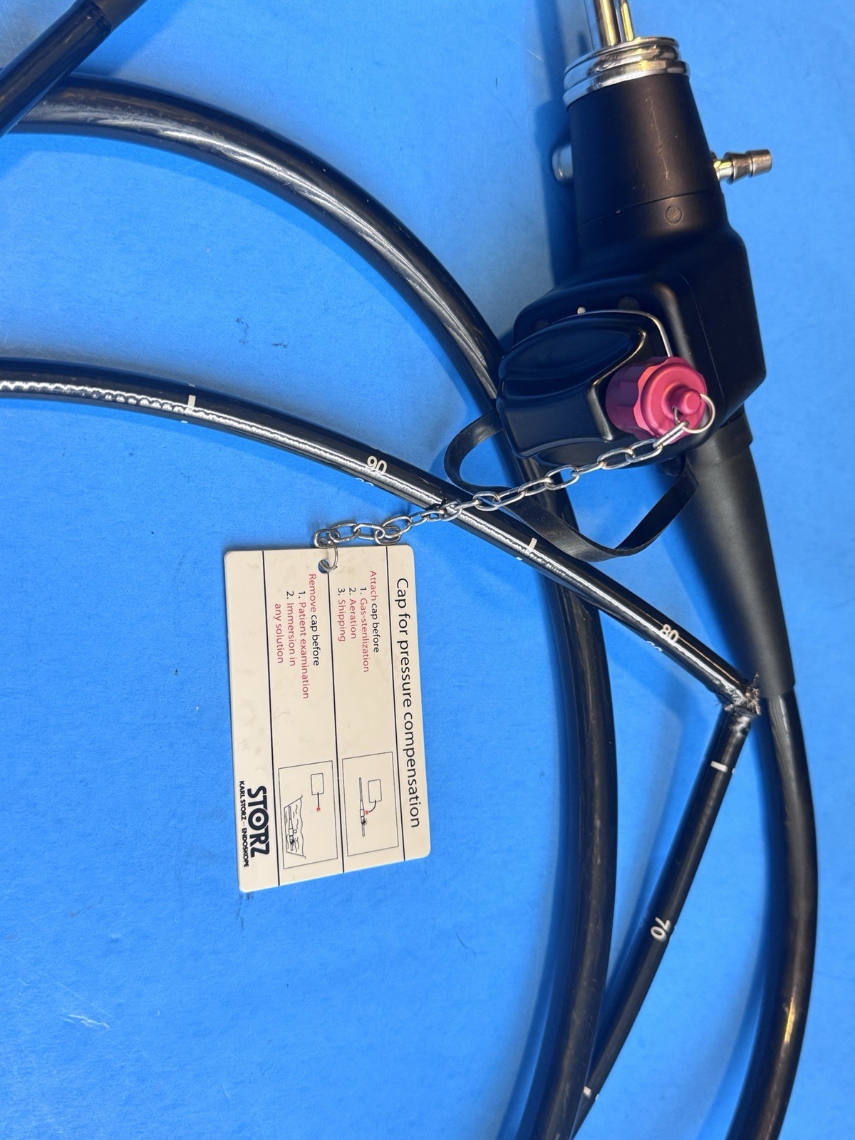 Karl Storz 13821NKS Silver Scope Endoscope 13821 NKS – For Parts Only –