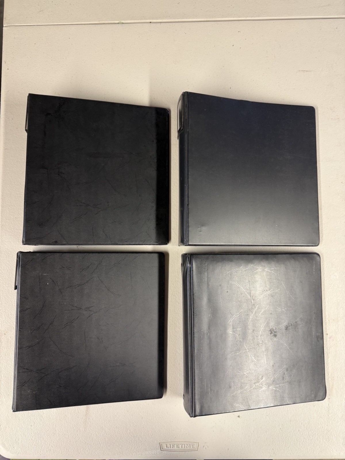 Lot of 3 Boorum & Pease Vintage Standard 012-2SP 3-Ring Binder Vinyl & 1 VM