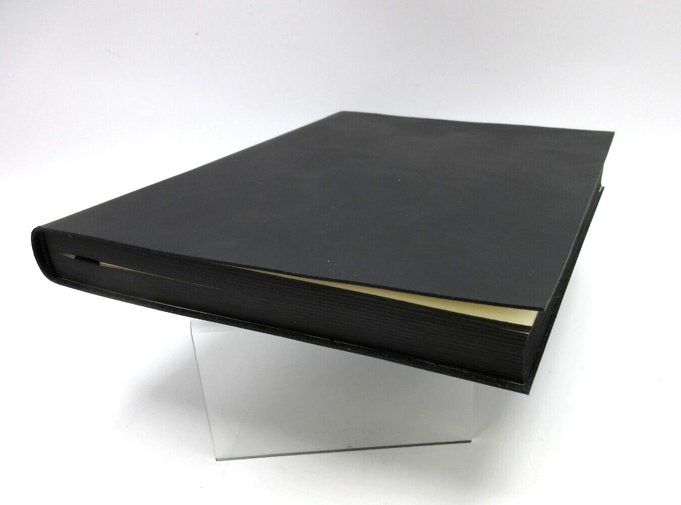 Sketch Write Sketchbook and Journal Leather Cover 7×9″ Graphic Image BLACK