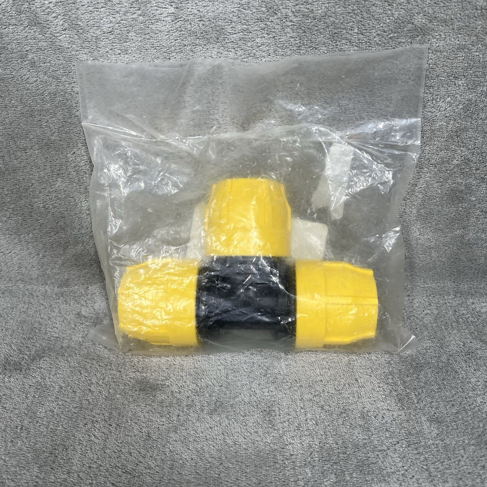PETE2-34C 3/4″ Gas Pipe Tee Fitting Underground MDPE IPS SDR-11