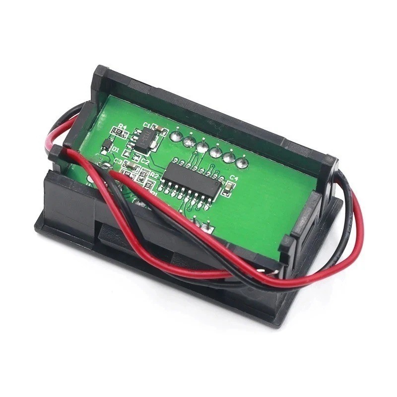 LED 12V ~ 24V Digital Display Voltmeter Car Motorcycle Voltage Gauge Panel Meter