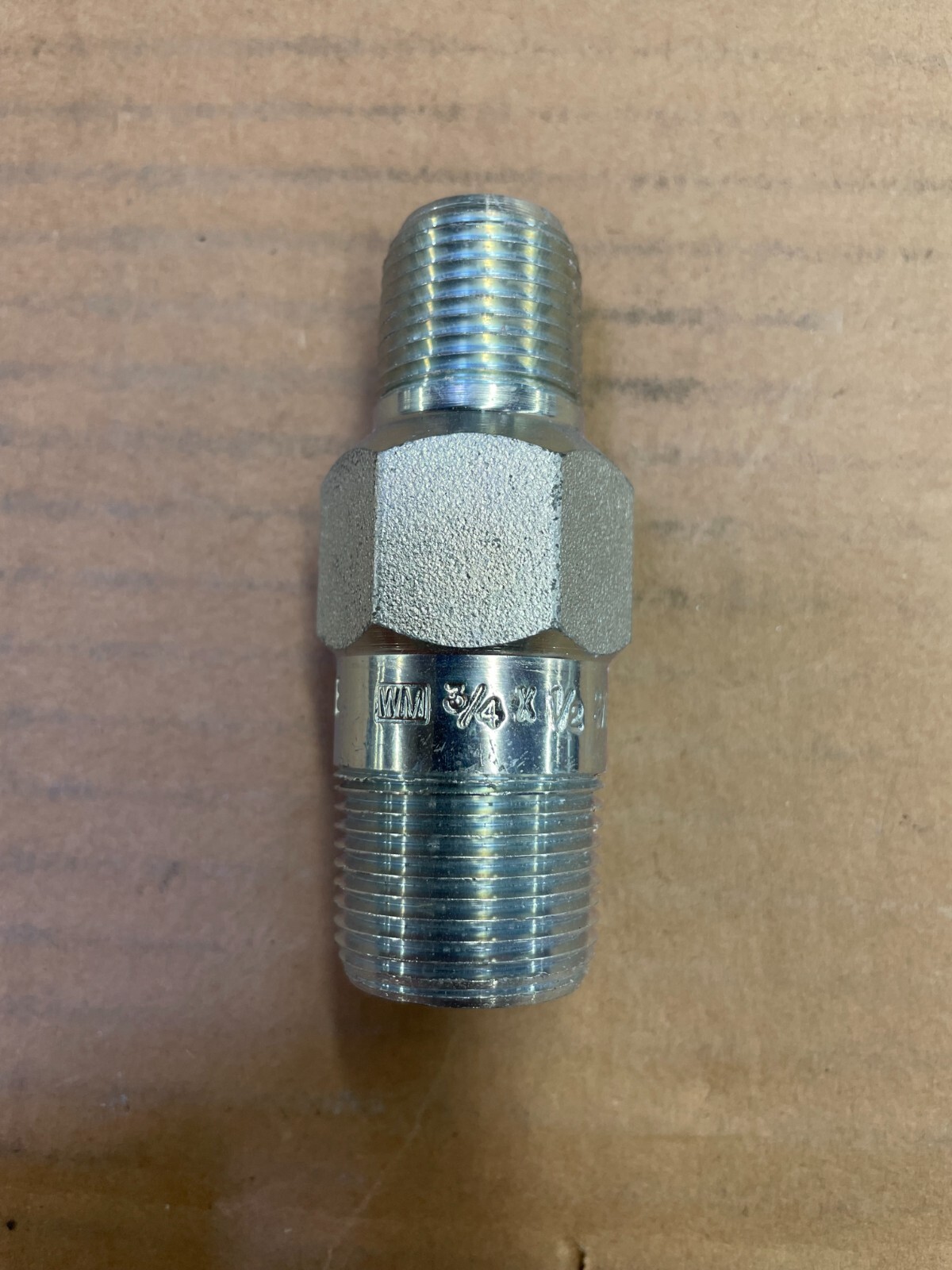SWAGE NIPPLE 3/4″ x 1/2″ Schedule 80 Concentric Thread Both End A234 WPBN SP95