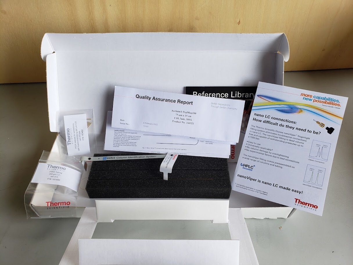 Thermo Scientific 160321 Acclaim PepMap 100 C18 75um x 15cm 3um 100A HPLC Column