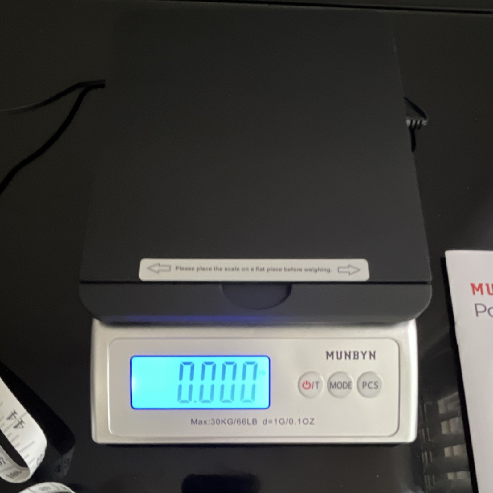 MUNBYN IPS01 Postal Scale Backlit LCD Display w/ AC Power Adapter