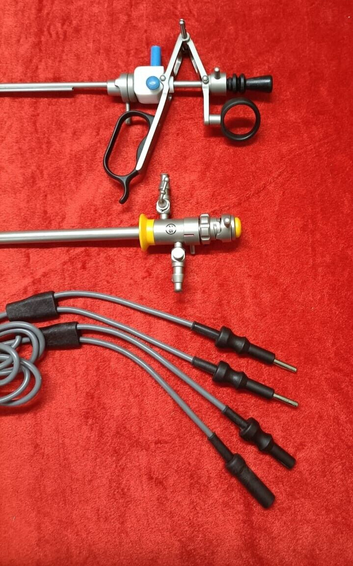 Laparoscopic Bipolar Active Working Element Set 26fr SS Best Quality Reusable
