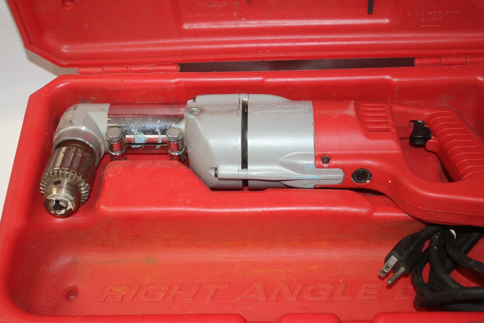 Milwaukee 1/2 Right Angle Drill 1107-1 with Extra Bits