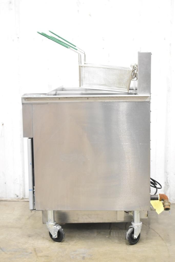 NEW 2021 Frymaster FPPH255CSE Propane Gas LP 50 LB 2 Vat Double Fryer w/ Filter